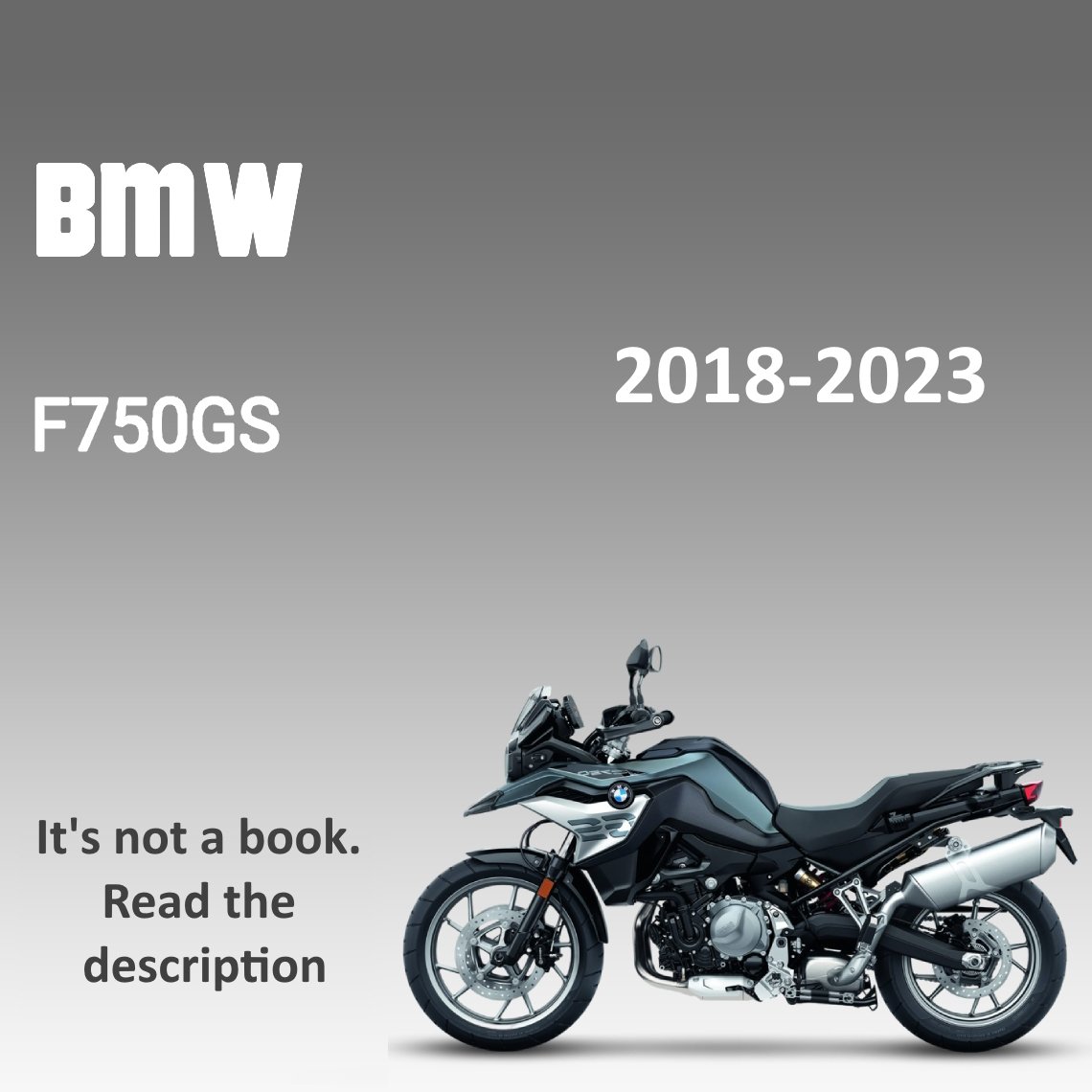 BMW F750GS Repair manual K80 (2018-2023)