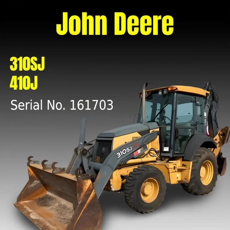John Deere 410J Technical Service manual